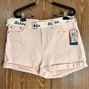 Dickies Women's Pink Jean Shorts